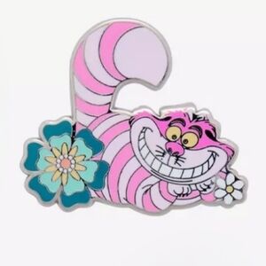Disney Cats & Dogs Floral Enamel Cheshire Pin